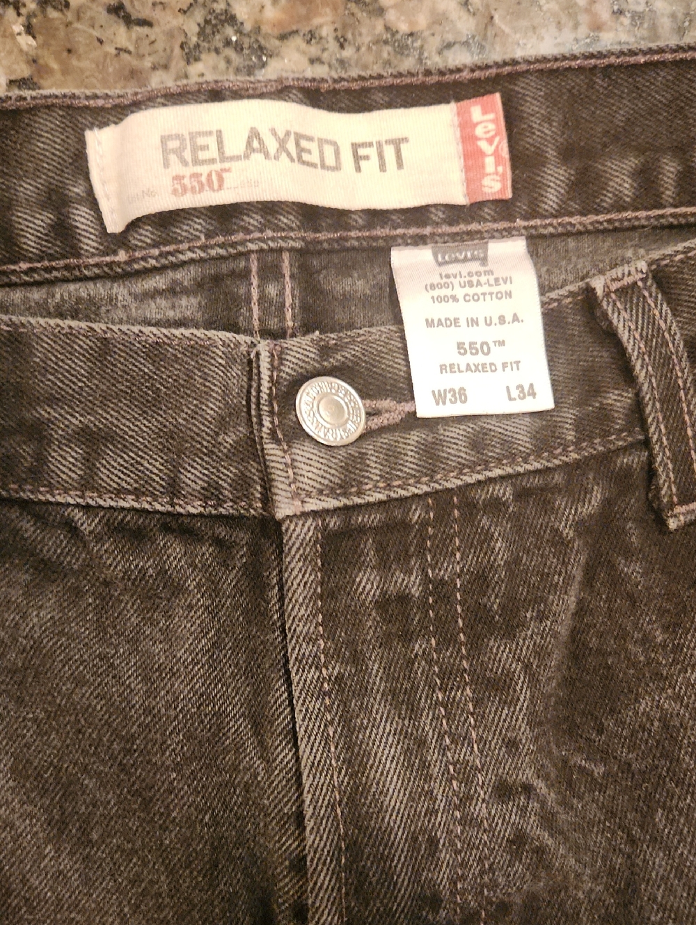 Levi's 550 Relaxed Fit Men's Jeans - Black